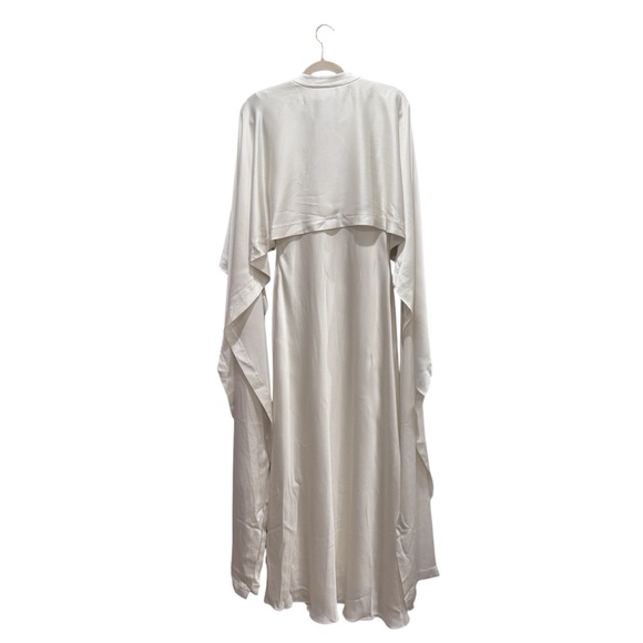 NWT Simkhai Amory Gown Bridal Wedding Formal Preppy Monochrome Chic Ivory Sz 4 - Picture 13 of 16